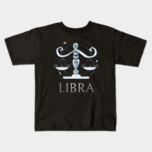 Libra Zodiac Sign Kids T-Shirt